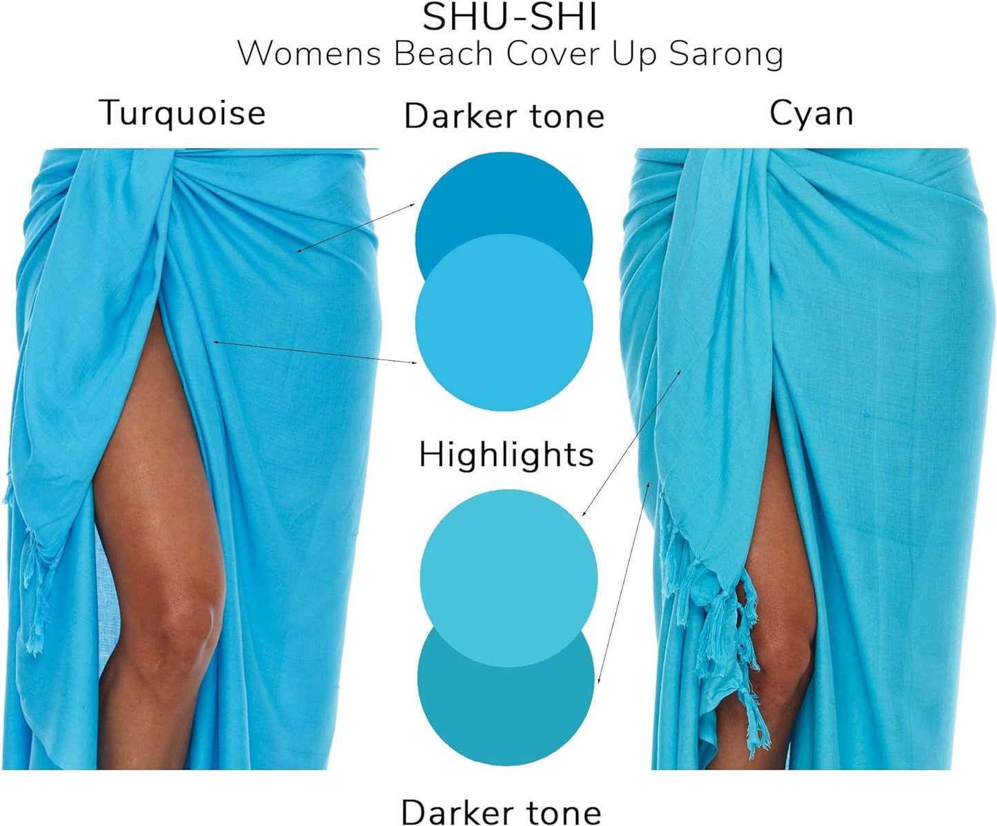 Sarong Wraps for Women Beach Cover up Skirt Swimsuit Wrap Pareo Coverups