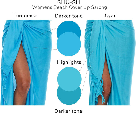 Sarong Wraps for Women Beach Cover up Skirt Swimsuit Wrap Pareo Coverups